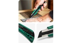 Plastic grip knife 8-point 18x100mm