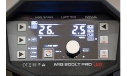 Suvirinimo pusautomatis FORBY® MIG 200LT PRO (200A - 60%) (sinerginis)