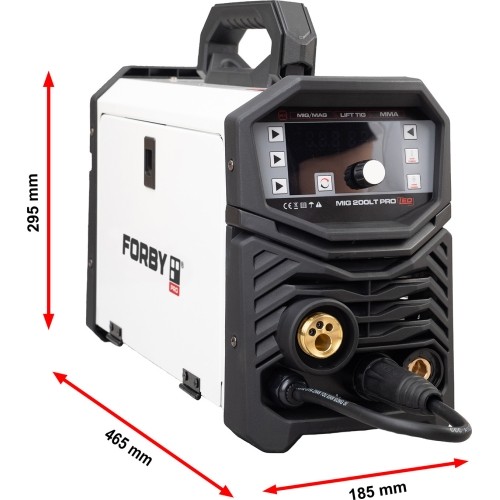 Suvirinimo pusautomatis FORBY® MIG 200LT PRO (200A - 60%) (sinerginis)