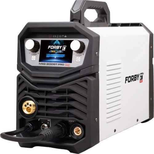 Semi-automatic KIT FORBY® MIG 200ST LED (synergistic) + CO2 cylinder 8l with accessories