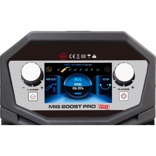 ! Pusautomačio KOMPLEKTAS FORBY® MIG 200ST LED (sinerginis) + CO2 balionas 8l su priedais