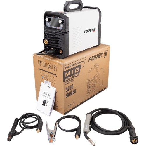 Semi-automatic KIT FORBY® MIG 200ST LED (synergistic) + CO2 cylinder 8l with accessories