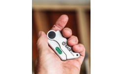 Trapecinis peilis su keičiama geležte užsilenkiantis kompaktiškas 19mm