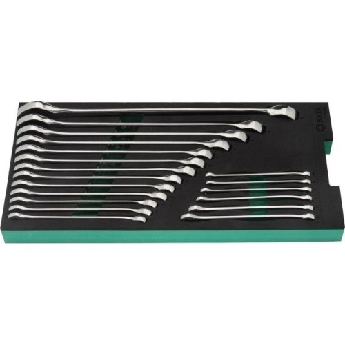 Tray. Combination wrench set 19pcs