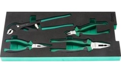Tray. Pliers set 4pcs