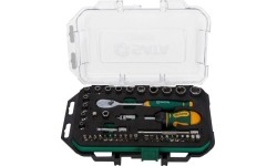 Galvučių rinkinys 1/4" 49vnt. 120XP