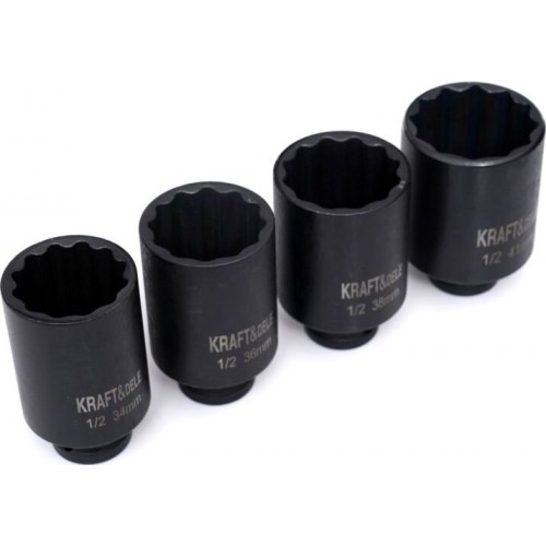 1/2" Dr. Impact socket set 4pcs