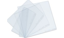 Protective polycarbonate rectangular glass - 70×106 Sherman V5a internal