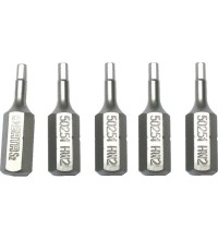 1/4" (6.3mm) Dr IMBUS bit, 5pcs. - 4 x 25mm