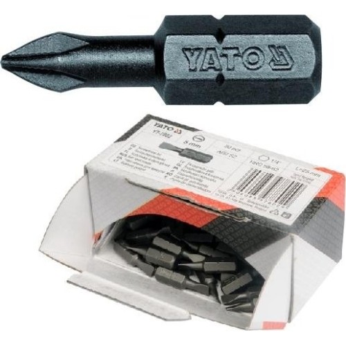 1/4" (6.3mm) Dr PHILLIPS bit, 5pcs. - PH 1 x 25mm