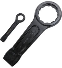 Single end ring slogging spanner - 27mm