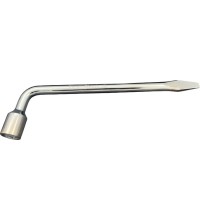 L-type wheel wrench with crowbar - 17mm, L350mm
