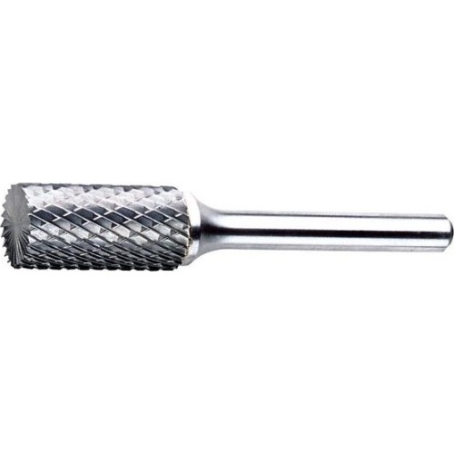 Carbide rotary burr shape B cylinder (ZYAS) with end cut - Ø6 x 18mm