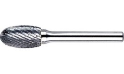 Carbide rotary burr shape E oval (TRE) - Ø8 x 13mm