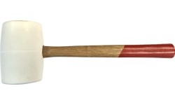 Rubber mallet - 0.5kg, Ø 65mm, L330mm