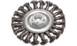 Twisted knot wheel brush - Ø 115mm