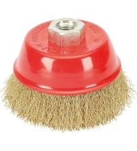 Šepetys vielinis puodo tipo, garbanotas - Ø 100mm