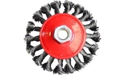 Twisted knot bevel wheel brush - Ø 115mm