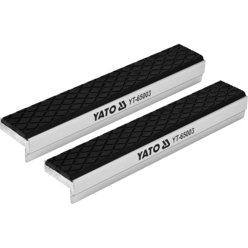 Soft vice jaws aluminium 2pcs - 125x30x10mm