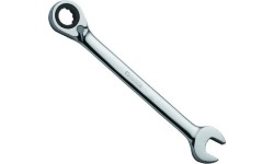 Reversible combination gear wrench - 18mm
