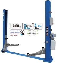 Hidraulinis dviejų kolonų keltuvas su elektromagnetiniu fiksavimu, 4.0t - 4.0t, 380V