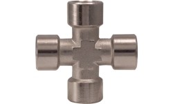 '+' type connector F. Internal thread 4-way - 1/2"