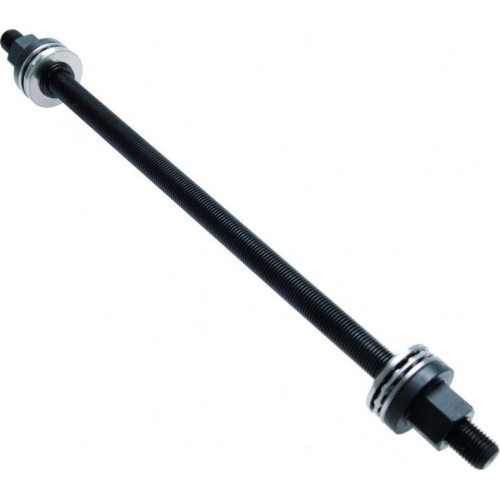 Ašis su sriegiu ir guoliais įvorių/guolių presavimui - M10 L440mm