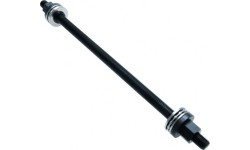 Axle with thread and bearings for pressing bushings/bearings - M12 L440mm