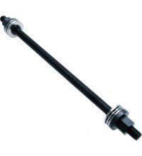 Axle with thread and bearings for pressing bushings/bearings - M16 L440mm