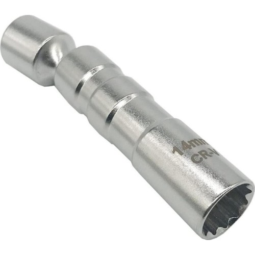 3/8" Universali galvutė žvakei (12-kampė) - 14mm (12-kampė)