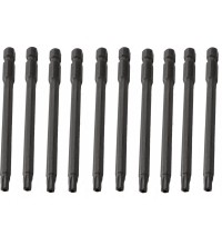 Antgalis smūginis TORX su kiauryme 1/4" (6.3mm), 10vnt. - T20 x 100mm
