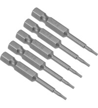 Antgalis smūginis TORX 1/4" (6.3mm), 5vnt. - T25 x 50mm
