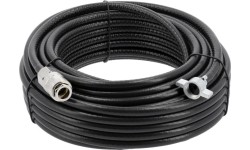 Pripūtimo žarna PVC (6x10mm) su vožtuvu - Ø6 x 10mm,  18m