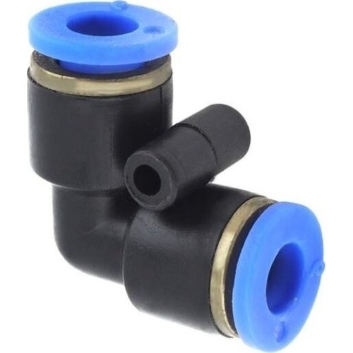 L-type quick push-in connector - 6 x 6mm