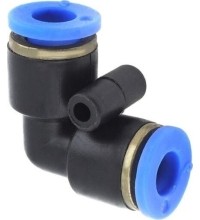 L-type quick push-in connector - 12 x 12mm