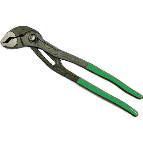 Water pump pliers box joint type bent with locking - L400mm