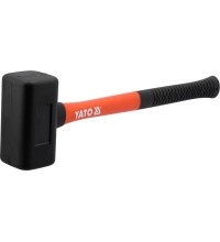 Dead blow hammer with fiberglass handle - 2.4kg, L490mm