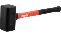 Plaktukas guminis ratų nukalimui su stiklo pluošto kotu - 2.4kg, L490mm