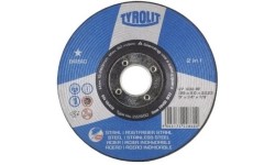 Pjovimo diskas Tyrolit 125x3.0x22.23 2in1, universalus, mėlynas