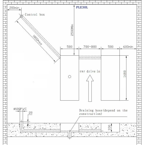 Hidraulinis keltuvas žirklinis 3t 380V