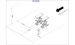 Hidraulinis keltuvas žirklinis 3t 380V
