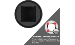 1/4" + 3/8" + 1/2" + 3/4" Impact adaptors set 6pcs