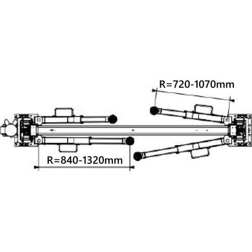 Hidraulinis keltuvas 4t (aut.f) (sinch.v.) H3833mm 380V