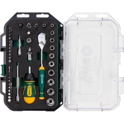 Galvučių rinkinys 1/4" 49vnt. 120XP