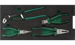 Tray. Pliers set 4pcs