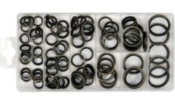 Metalinių/guminių poveržlių rinkinys (90vnt)