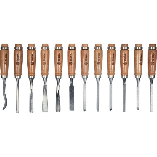 Chisels set for wood 12pcs