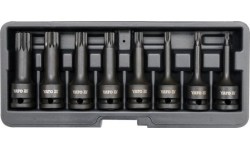 1/2" Dr. Deep bit socket impact set (SPLINE) 8pcs.
