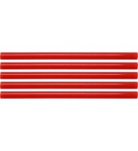 Hot glue stick set (red) (5pcs) 11x200mm