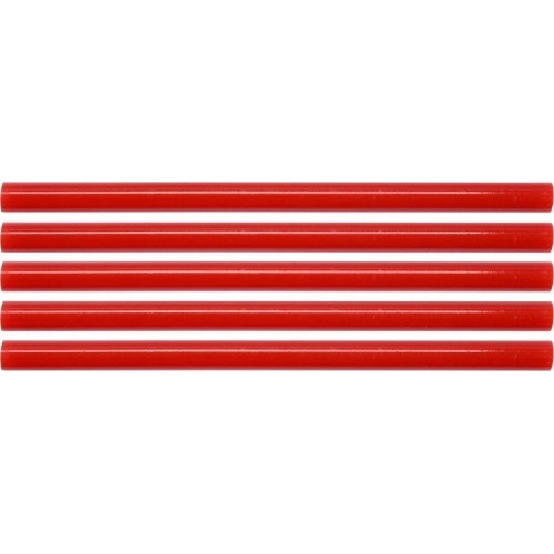Hot glue stick set (red) (5pcs) 11x200mm